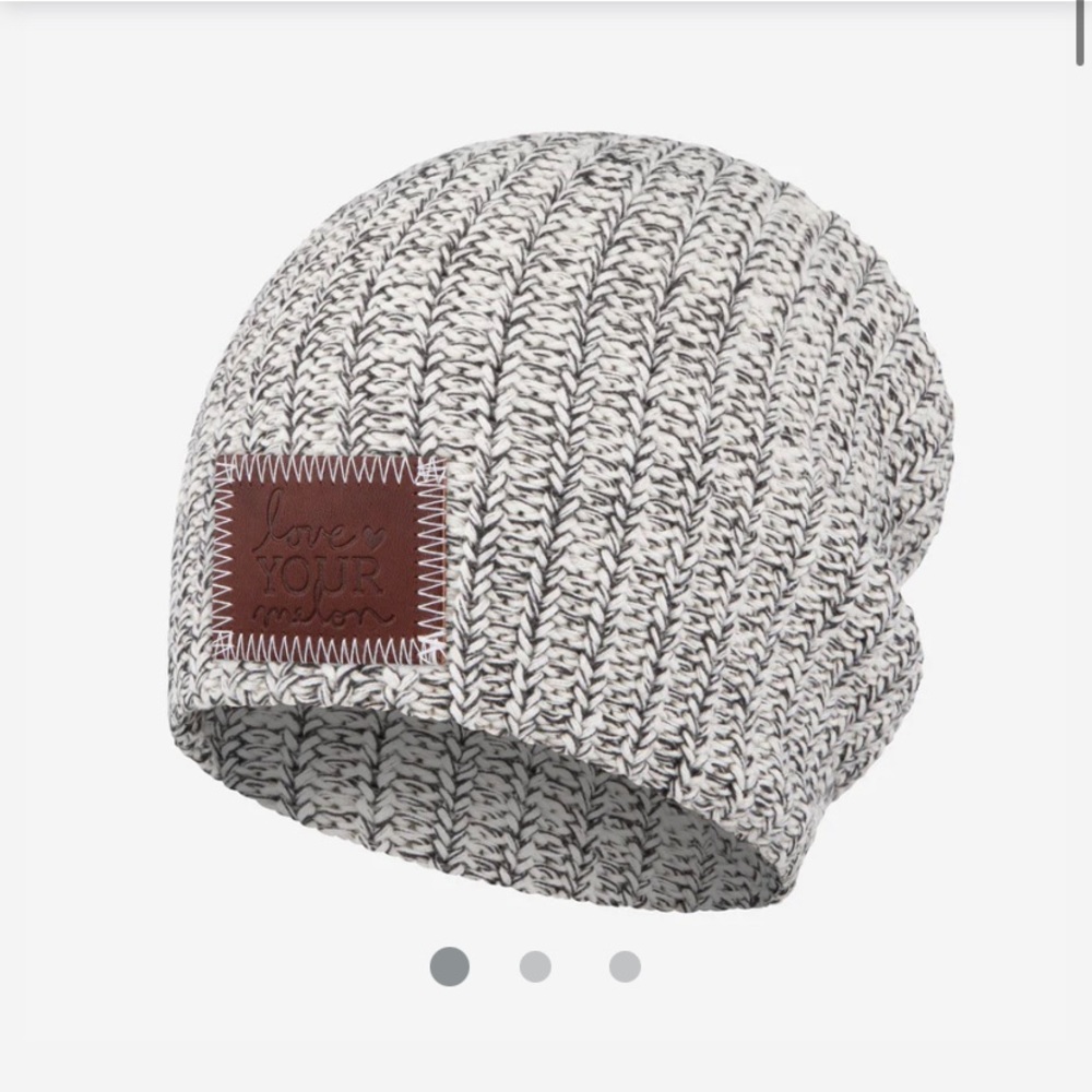 Love Your Melon Black Speckled Beanie